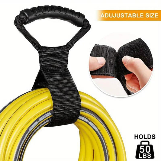 Extension Cord Organizer, Multipurpose Heavy-Duty Storage Strap with Handle, Fit Garages, RV and Boat Storage and Organization